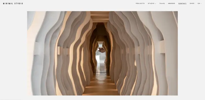 Minimal Studio Website